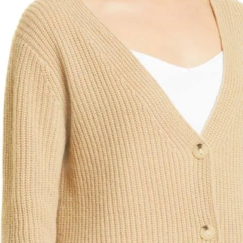 Vince Shaker Ribbed Cardigan - Picture 4 of 8